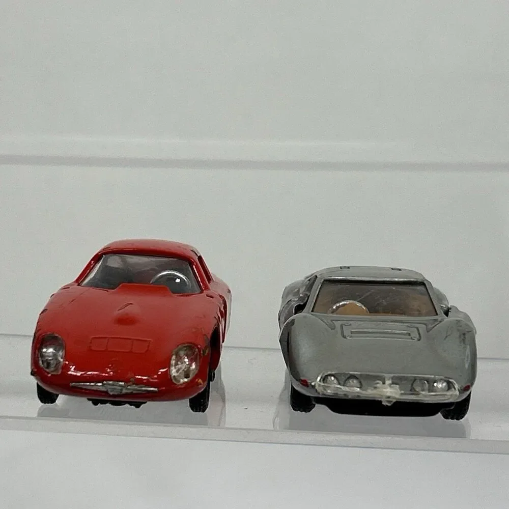 Politoys Lot 536 Ferrari Dino Pininfarina Silver Alfa Romeo Giulia 516 Red 1:43